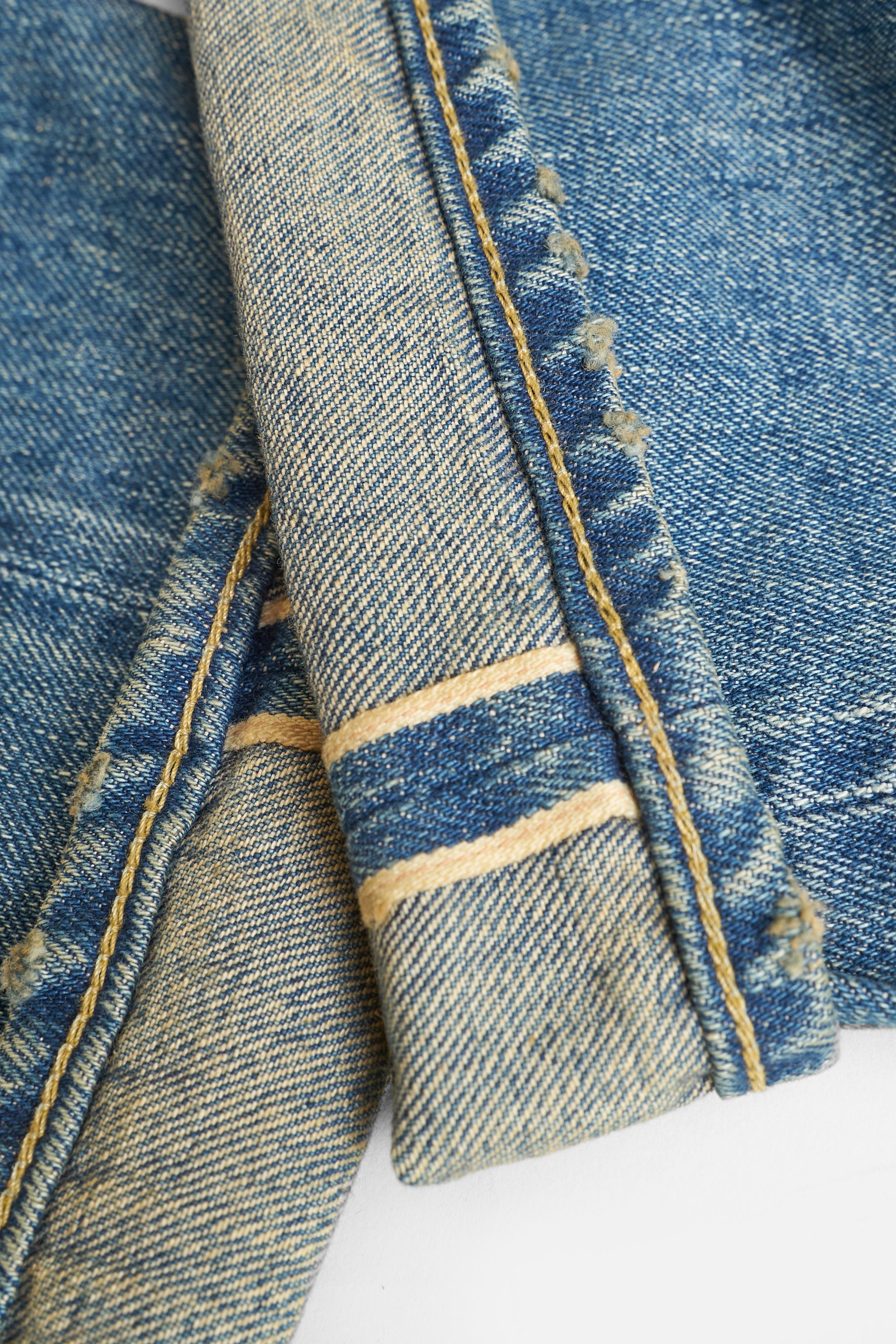 1950UV - Vintage High Rise Wide Selvedge Denim