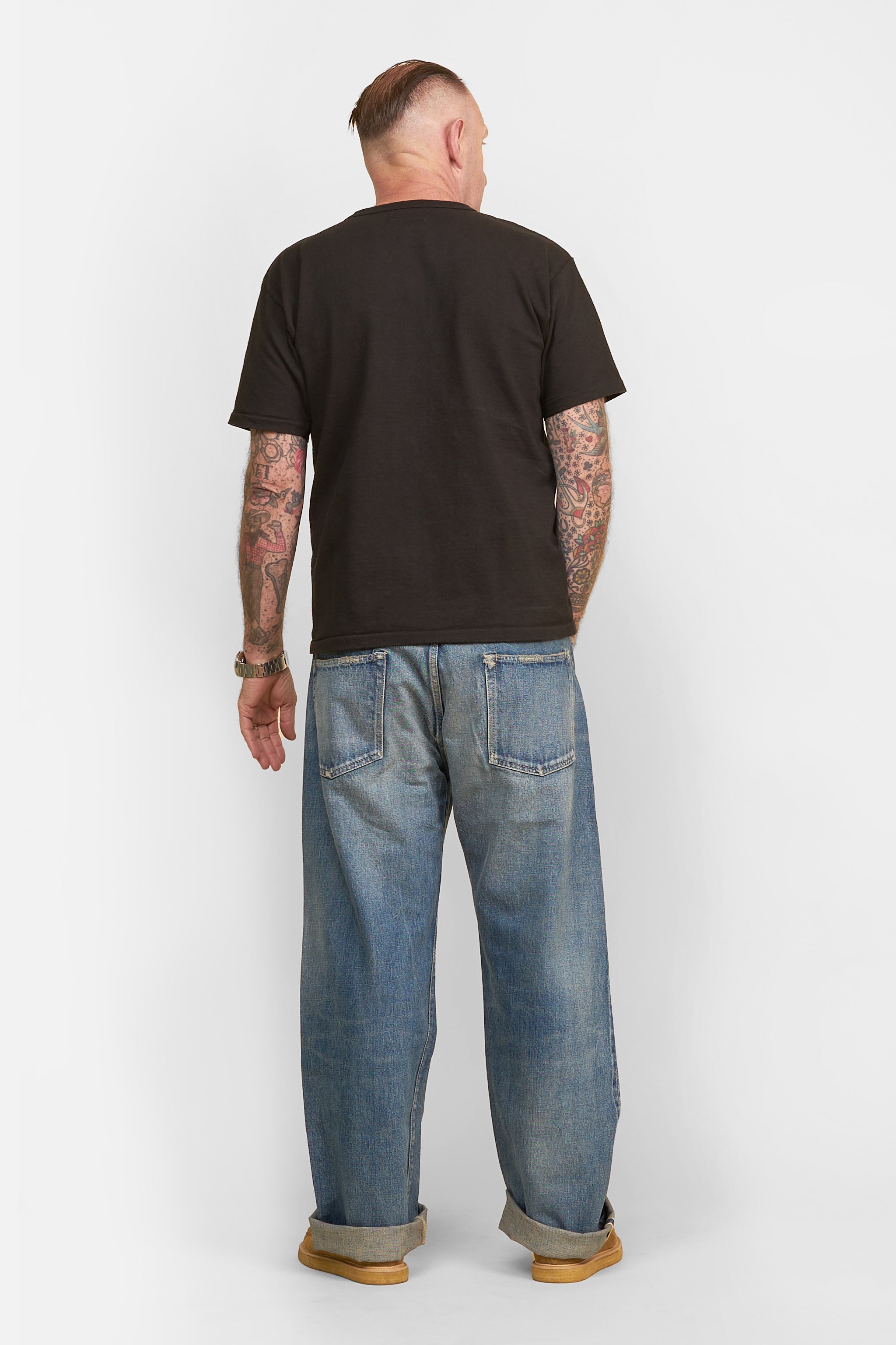1950UV - Vintage High Rise Wide Selvedge Denim